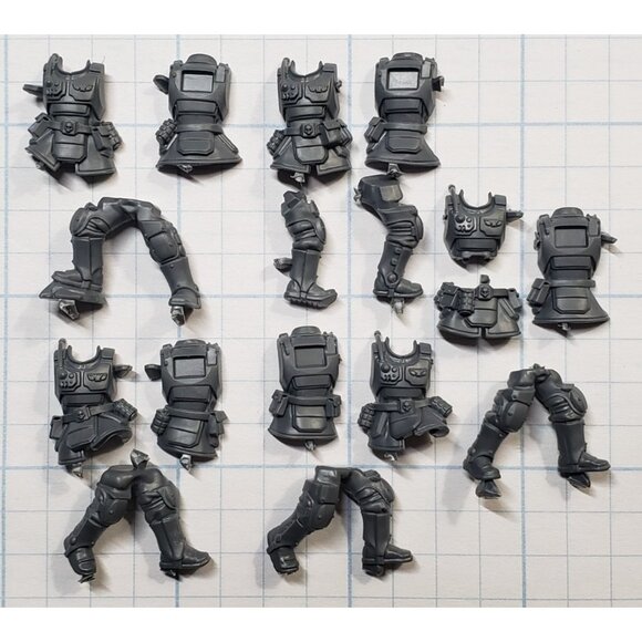 Games Workshop Other - Warhammer 40k Kill Team Bits Cadian Kasrkin Trooper Torso Legs x5 Set